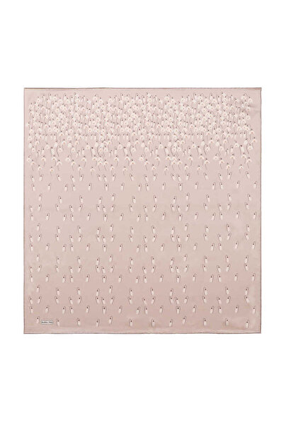 Bursa İpek Μεταξωτό μαντήλι Mink Sura - Σχέδιο Kardelen