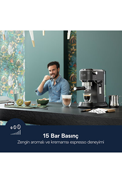DELONGHİ Delonghi Dedica EC 685.BK Manual Espresso Machine