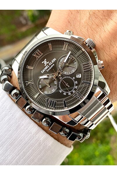 Daniel Klein Men's Wristwatch - New Season Stainless Steel Cord, 3ATM Waterproof + Bracelet Gift