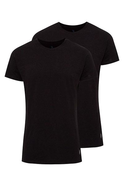 U.S. Polo Assn. Base. Polo Assn 80197 Men's 2-Piece Round Collar Short Sleeve Undershirt