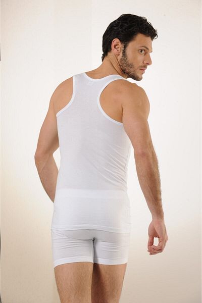 Hmd 700 Cotton Lycra Sports Men's Undershirt - White