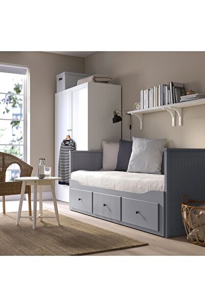 IKEA AKDENİZ MODERN HEMNES DİVAN gri 80x200 cm DİVAN VE SAKLAMA ALANI