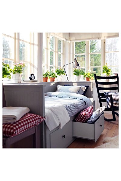 IKEA AKDENİZ MODERN HEMNES DİVAN gri 80x200 cm DİVAN VE SAKLAMA ALANI