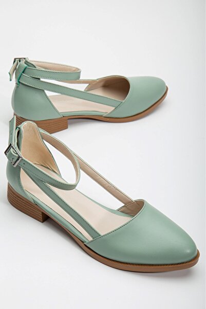 MaskButik Rayna Short Heel Skin Shoes