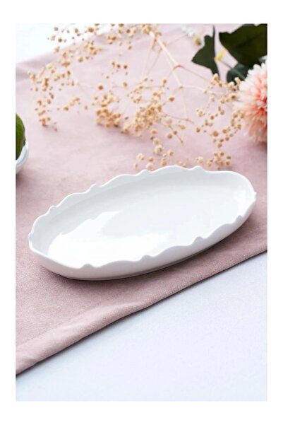 ACAR PORWM6303 طبق بيضاوي بورسلين نيرفانا 19.80 سم