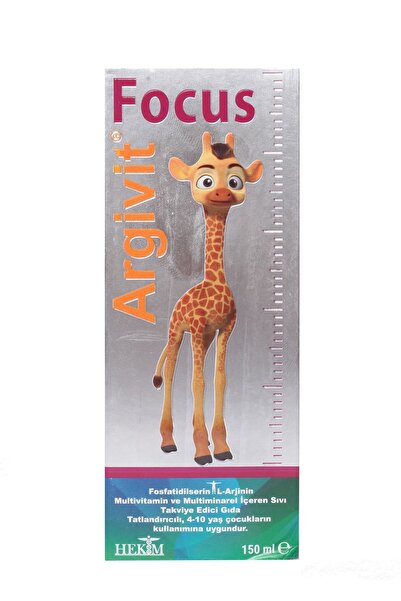 Argivit Focus Fosfotidilserin, L-Arjinin, Multivitamin ve Multimineral İçeren...