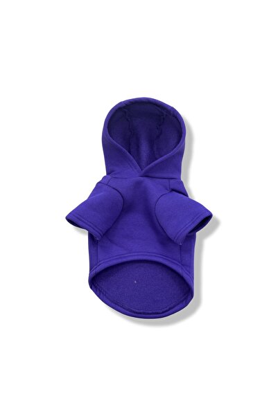 Buddy Store Gray and Purple Double Pack - 100% Cotton Sweatshirt Hoodie for Kittens and Medium