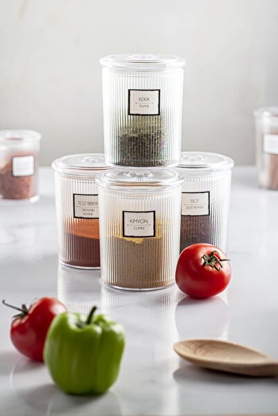 Depa 12-Piece Baroque Round Spice Set - Storage and Food Container (12*250 ML)