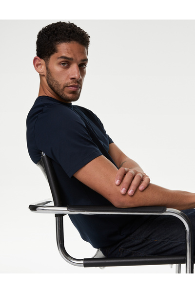 Marks & Spencer Yumuşak Dokulu Kısa Kollu T-Shirt