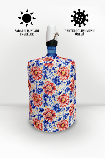 depdekor Dekoratif Damacana Kılıfı Sebil Damacana Örtüsü Desenli Damacana Gün...