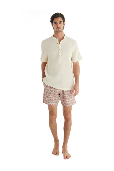 Blackspade Ανδρικό πουκάμισο 10769 - Κρεμ