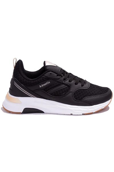 Kinetix Axion Tx3 W Black White Orthopedic Casual Women's Sports Shoes