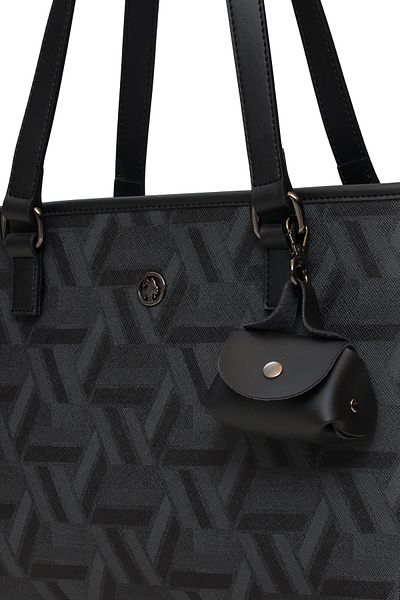 U.S. Polo Assn. Geantă neagră de umăr pentru femei Us25504 Exclusiv online