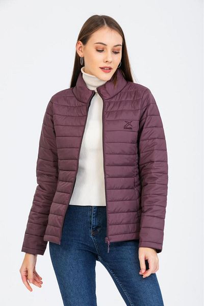 Kinetix Sn659 Basic Padded Coat Plum Casual Women's down Coat