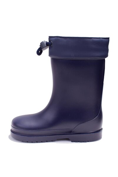 IGOR İgor W10101 Chufo Cuello Borreguıllo Lacivert Ortopedik Erkek Çocuk Yağmur Çizme
