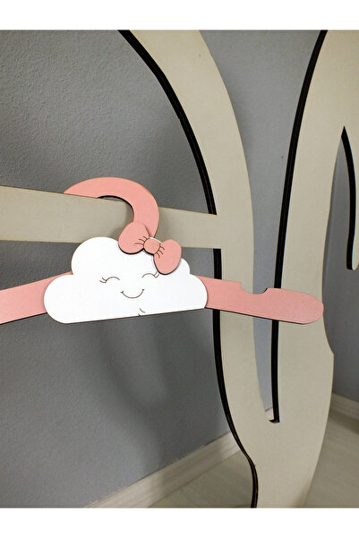M.ART DEKORASYON Wooden Laser Cut Mdf Children's Hanger with Animal Figures (...
