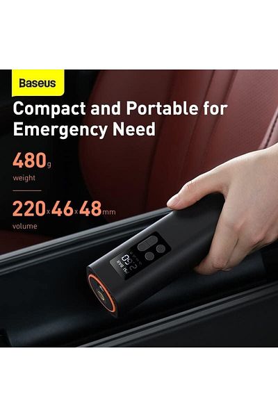 Baseus Super Mini Portable Inflator Pump – Black