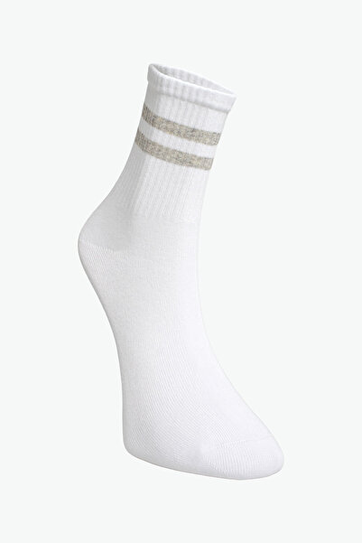 Buluş Organic Дамски бели тенис чорапи от органичен памук – подходящи за ежедневна употреба и спорт