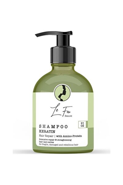 le feu beaute Le Feu Beauté Keratin Şampuan 500ml – Kırık Onarıcı, Dökülme Karşıtı, Nemlendirici Bakım