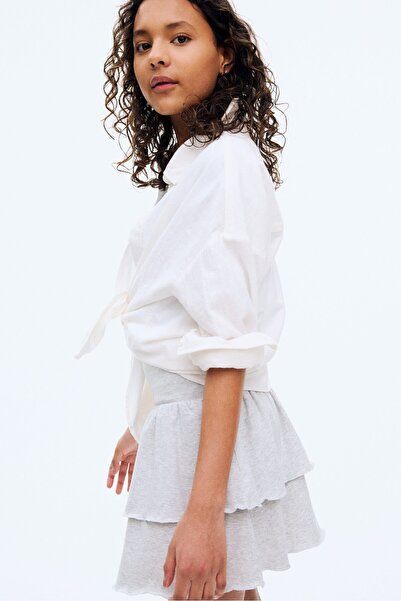 H&M Katlanır Belli Katlı Etek