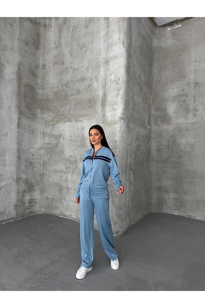 Bubble Women's Modal Fabric Long Sleeve Zippered Double Tracksuit Set
