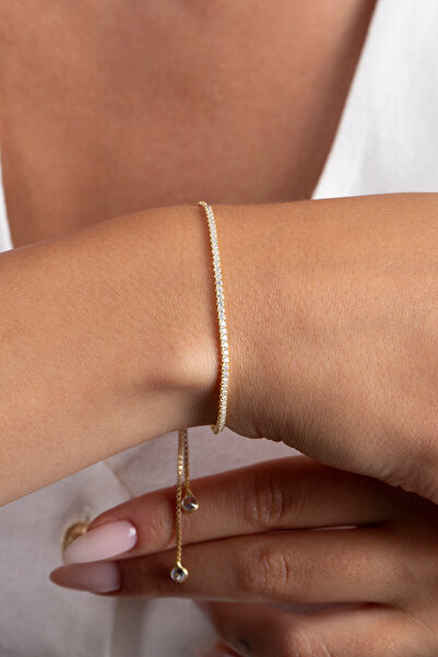 Elika Silver Su Yolu 925 Ayar Gümüş Ayarlanabilir Bileklik