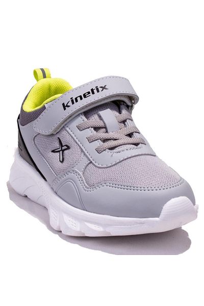 Kinetix Fender3 Gray Green Orthopedic Casual Boys' Sports Shoes