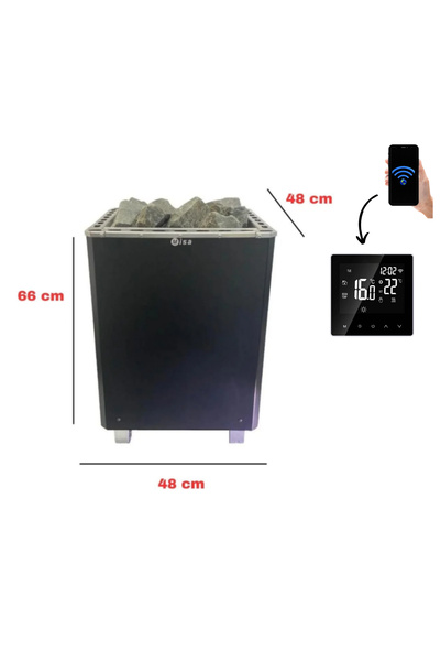 Misa Sauna Sobası Her Şey Dahil Paket 18 kW