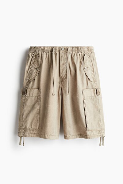 H&M Kargo Şort Loose Fit