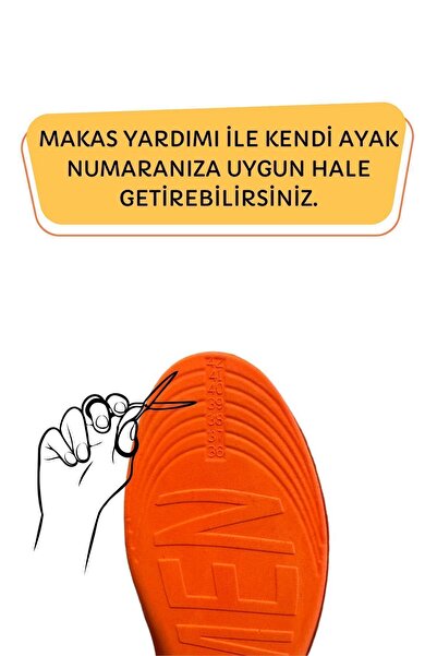 Icemen 009 Boy Uzatan Tabanlık Tek Boy Kesilebilir 3cm 36-42