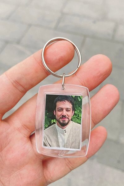 Namgo إطار شفاف Avec Keychain Cüneyd Efendi