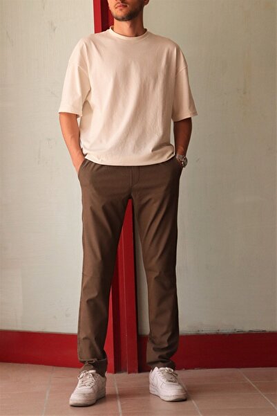 inpool Yazlık Bel Lastikli Sülfür Erkek Pantolon