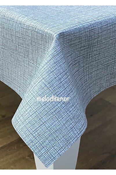 MİRELLA Fiber Lining Crushed Cloth Pattern Appearance Non-Slip Pvc Tarpaulin Tablecloth