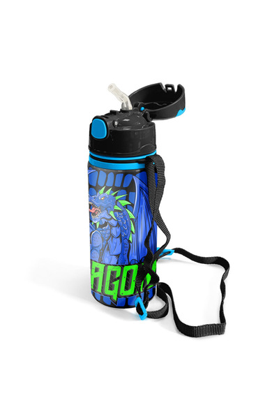 Coral High Yaygan 11942 Coral High Aluminum Flask with Straw 600 ml