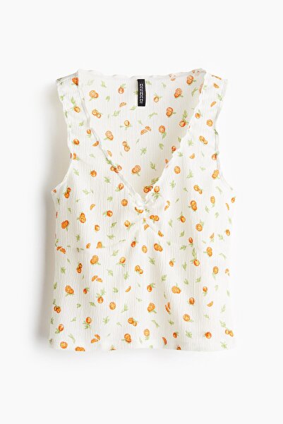 H&M Kolsuz Krinkle Jarse Üst