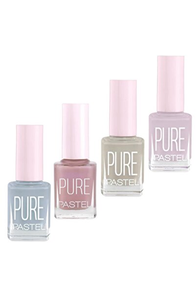 Pastel Oje Pure Pembe 609-608-607-610 13 Ml X 4 Adet