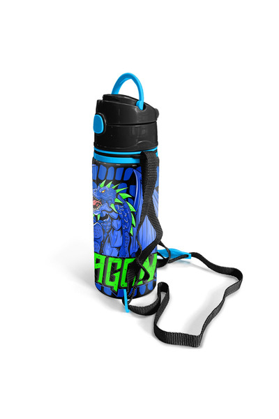 Coral High Yaygan 11942 Coral High Aluminum Flask with Straw 600 ml