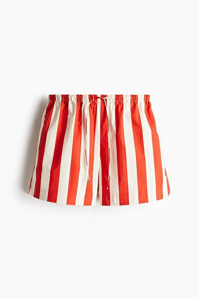 H&M Büzgü Bağlı ve Pamuklu Şort