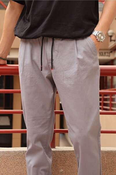 inpool Bel Ve Paça Lastikli, Esnek Gabardin Kumaş, Pantolon