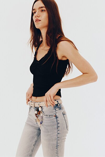 H&M Kolsuz Krinkle Jarse Üst