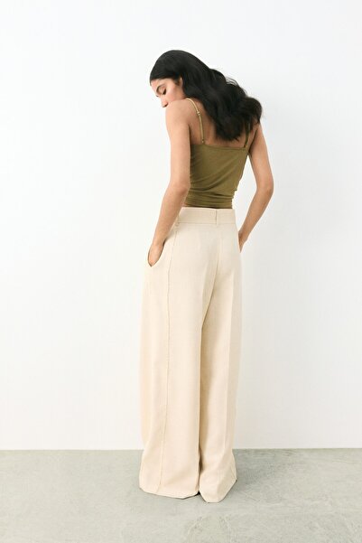 H&M Büzgülü ve Askılı Üst