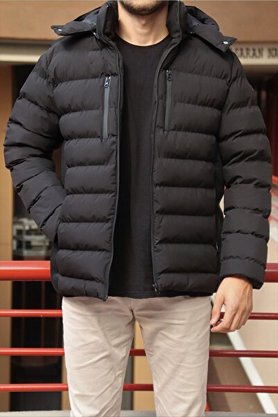 inpool Ανδρικά, με φερμουάρ και διχτυωτές λεπτομέρειες. Χειμερινό παλτό ανθεκτικό στο νερό και τον αέρα