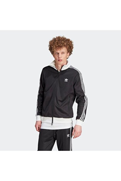 adidas Ανδρικό Casual Jacket Beckenbauer Tt iı5763 Μαύρο