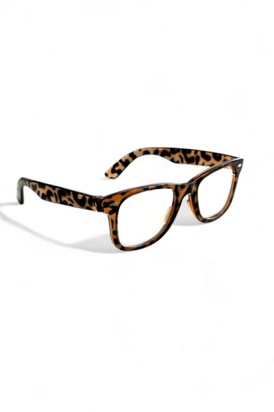 Roger Bacon Wayfarer Rb Women Model Blue Light Protective Glasses Leopard Frame