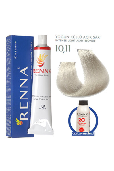 Renna Yoğun Küllü Sarı Saç Boyası 60ml (OKSİDAN HEDİYELİ)