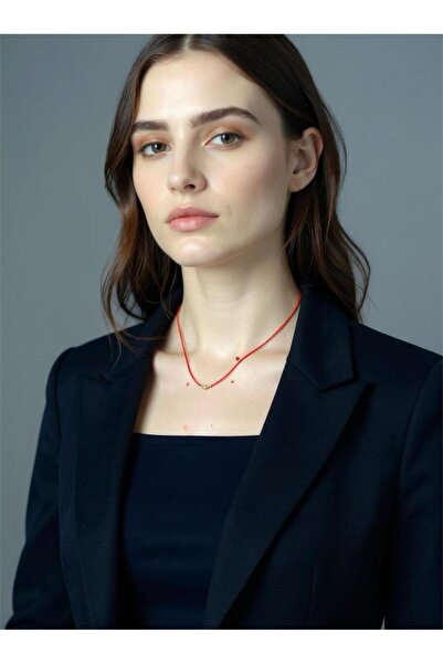 Altıncık 14 Ayar Altın Dorika Set İpli Kolye