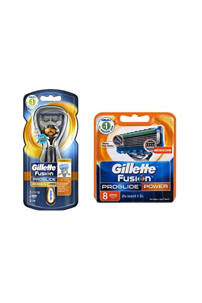 Gillette Fusion Proglide Flexball Power 1up Makina+8 Başlık