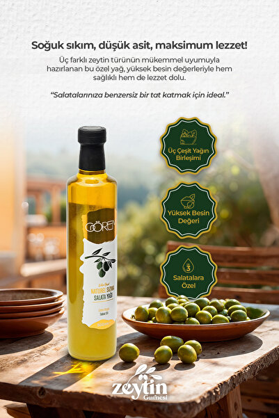 Görem Zeytin Özel Harman Salata Yağı 500 Ml.