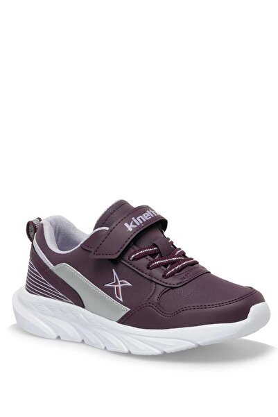 Kinetix NANO PU J 2PR 32-37 Mürdüm Kız Çocuk Spor Ayakkabı