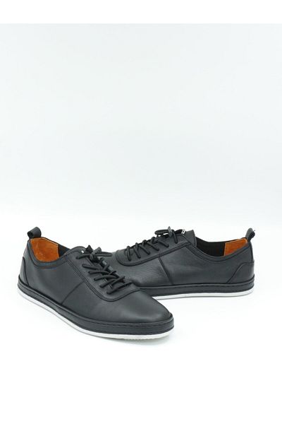 Freefoot 245530   Pantofi casual pentru bărbați cu șireturi din cauciuc negru